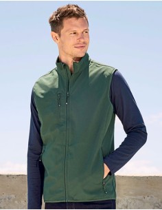 S-03825-Mens Falcon Zipped Softshell Bodywarmer 2
